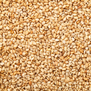 Sesame oil from the seeds of the sesame plant. Three types of organic sesame oil: virgin, roasted and refined. Rich in healthy fats and antioxidants, used for cooking.