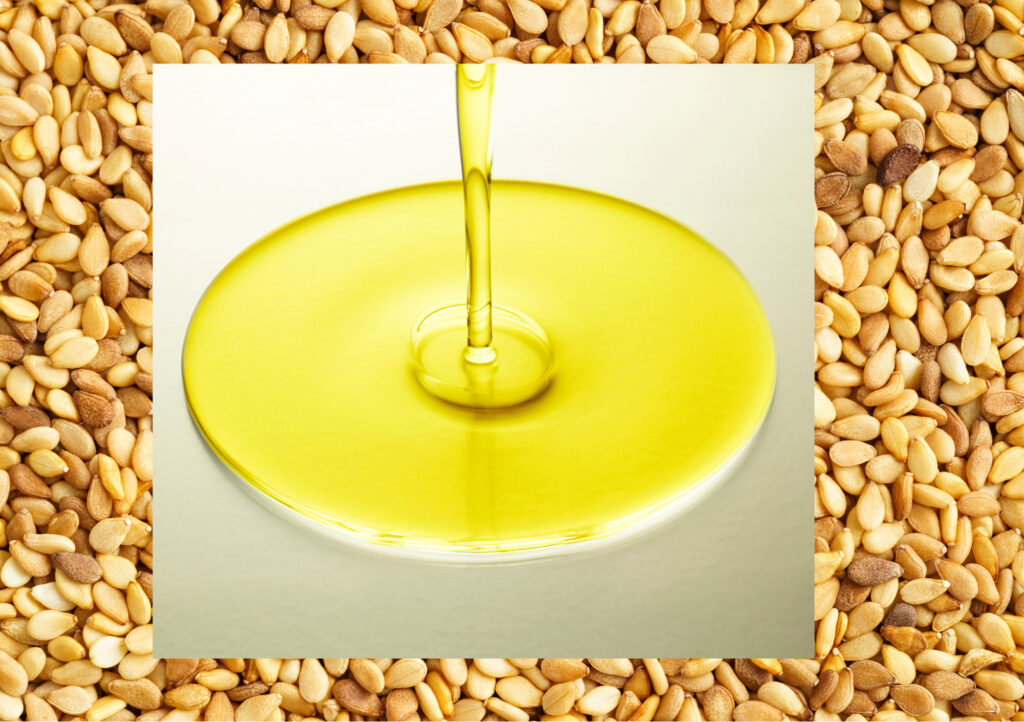 Premium quality organic sesame oil extracted from carefully selected sesame seeds